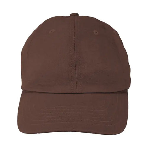 Big Accessories 6-Panel Brushed Twill Unstructured Cap