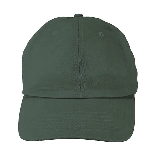 Big Accessories 6-Panel Brushed Twill Unstructured Cap