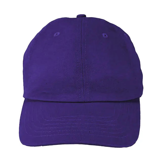 Big Accessories 6-Panel Brushed Twill Unstructured Cap