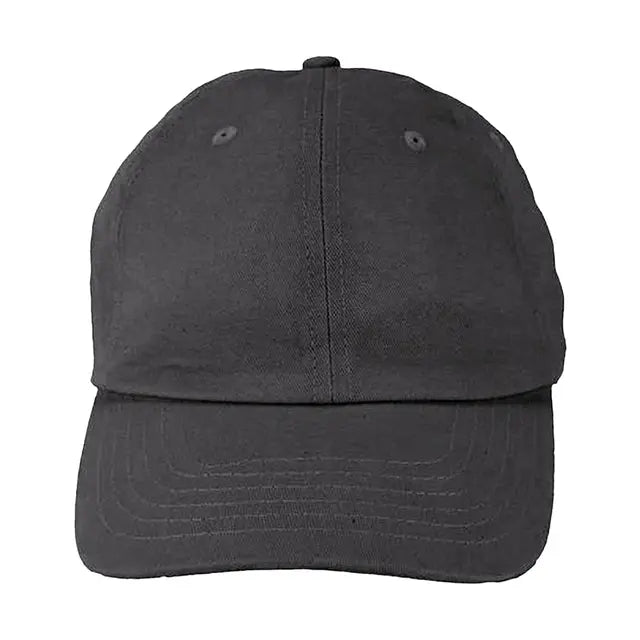 Big Accessories 6-Panel Brushed Twill Unstructured Cap