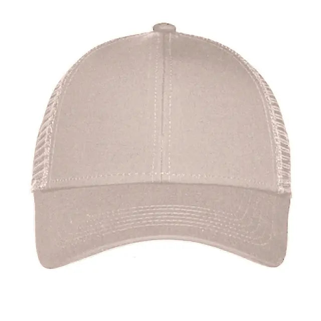 Big Accessories 6-Panel Structured Trucker Cap