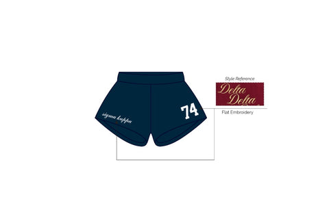 H3G-0776-University of Alabama-Sigma kappa-Booty Shorts