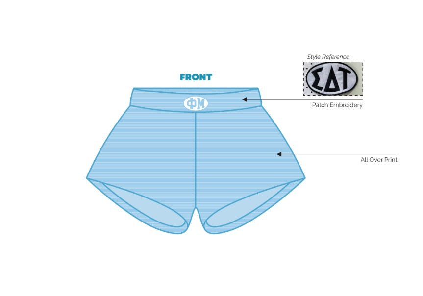 H3G-1283-Kent State University-Phi Mu-BOOTY SHORTS