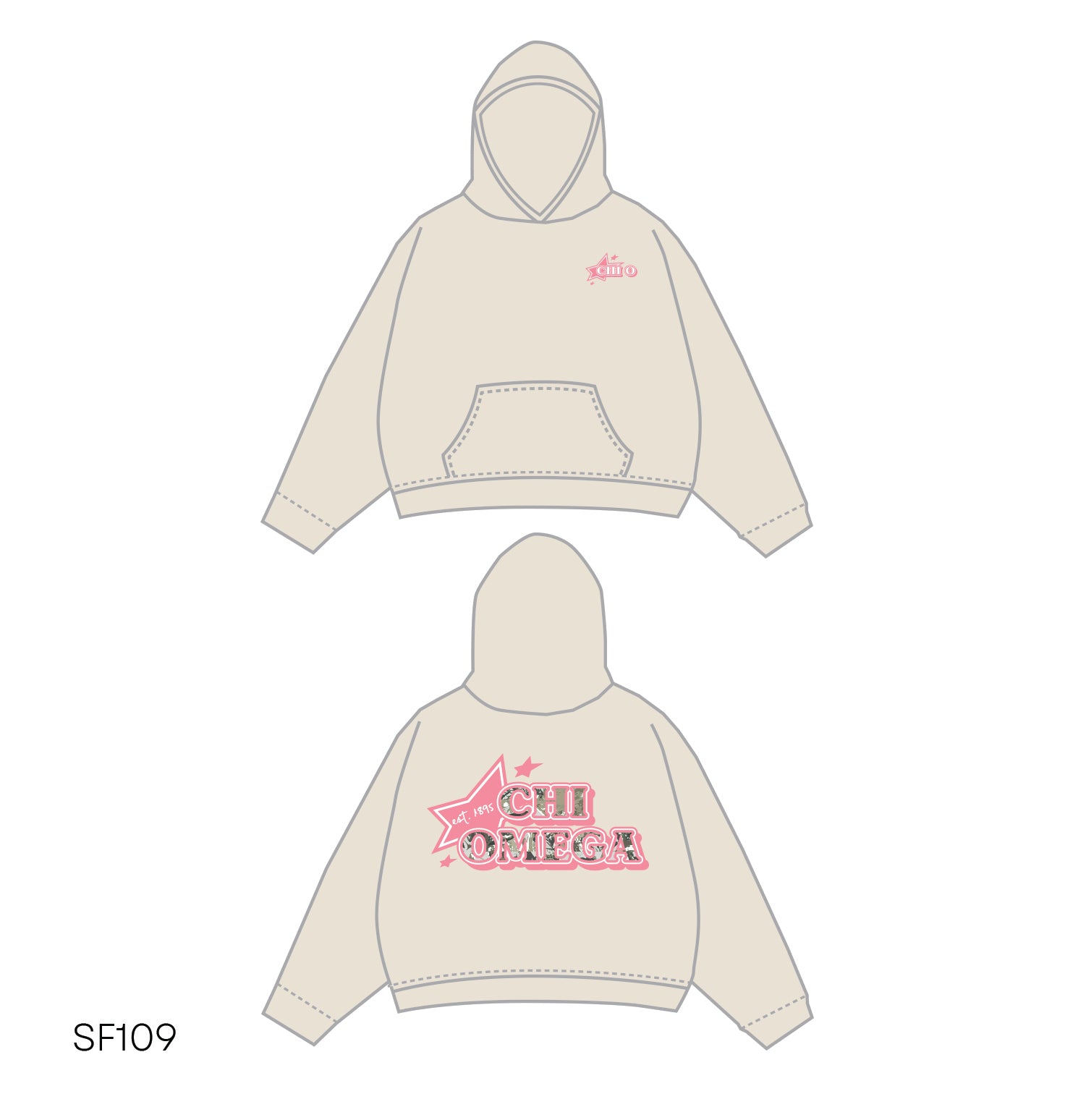 SF019 Tan Hoodie