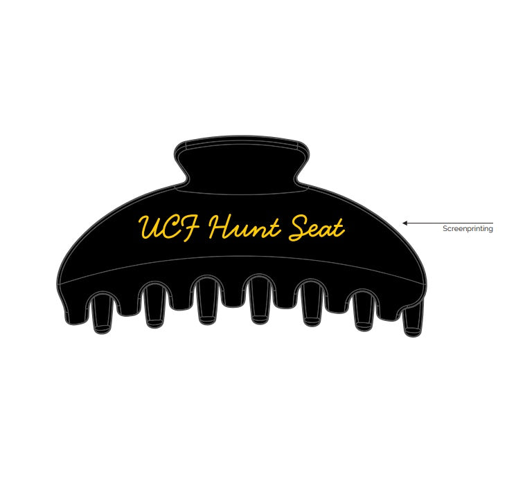 H3G-2240-University of Central Florida-Huntseat Team UCF-HAIR CLAW CLIP