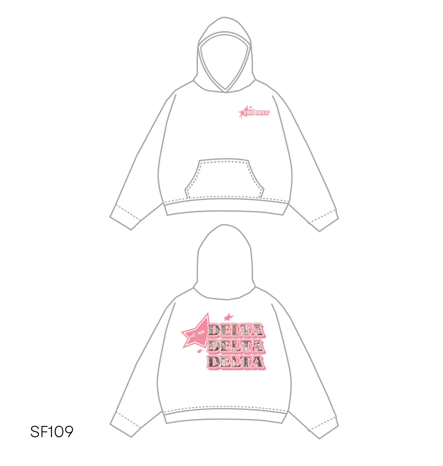 SF019 White Hoodie