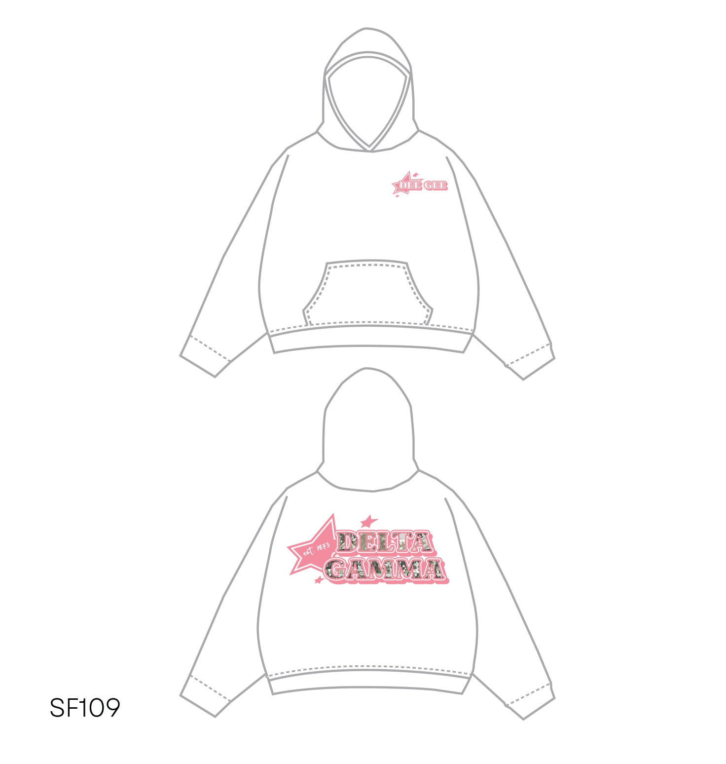 SF019 White Hoodie