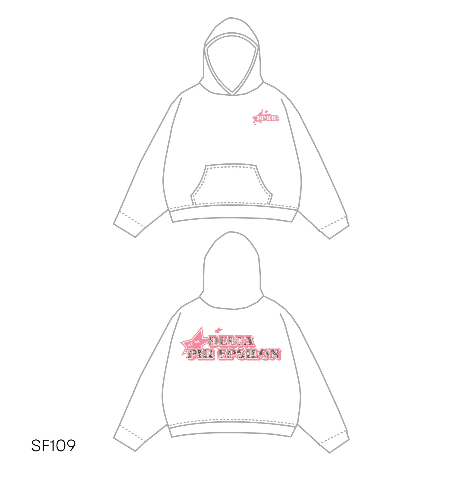 SF019 White Hoodie