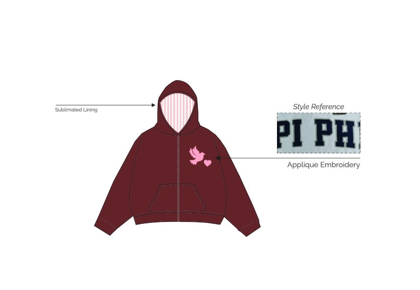 IN-0879-University of Dayton-Sigma Kappa-Hoodie