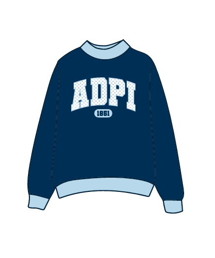 HG-0460 - University of South Florida - Alpha Delta Pi Mockneck
