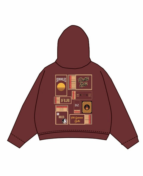 FSU DZ X FIJI SCREENPRINTED HOODIE