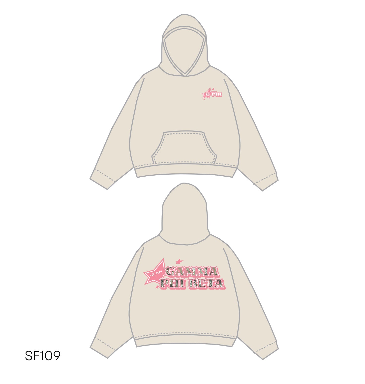SF019 Tan Hoodie