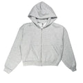 Los Angeles Apparel Heavy Fleece Cropped Zip Up