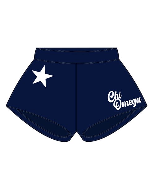 HG- 0324 Ohio University - Chi Omega Navy Shorts