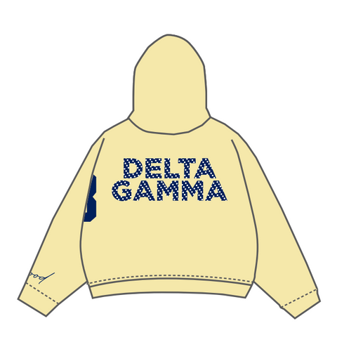 HG-0338 - University of Florida - Delta Gamma Butter Yellow Hoodie