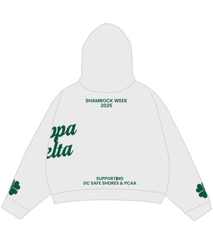 HG-0362 - George Washington University - Kappa Delta Light Grey Hoodie
