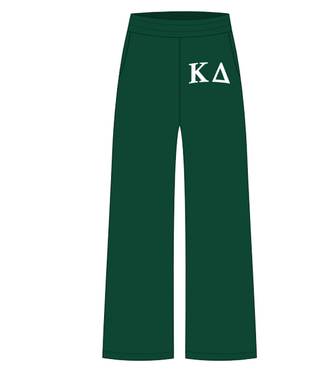 HG-0424 - Delta State University - Kappa Delta Sorority Green Pants