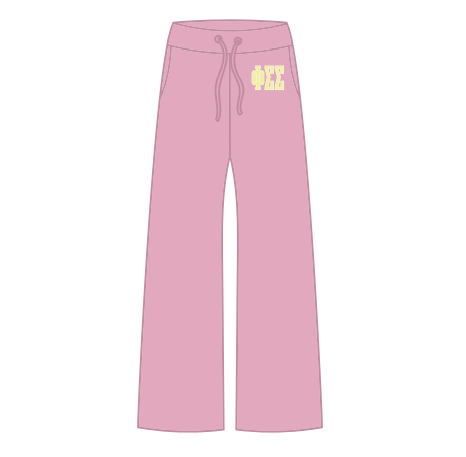 HG-0482 - Illinois State University - Phi Sigma Sigma Pink Pants