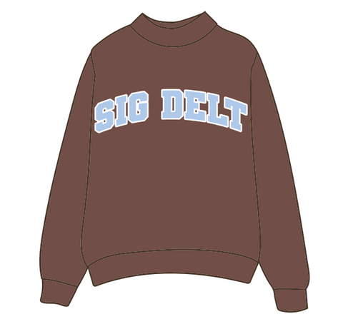 HG-0556 - Adelphi University - Sigma Delta Tau Mockneck