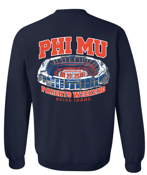 HG-0605 - Boise State University - Phi Mu Crewneck