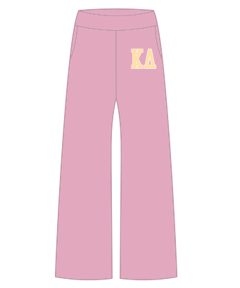 HG-0782 - East Carolina University - Kappa Delta Sorority Pink Pants