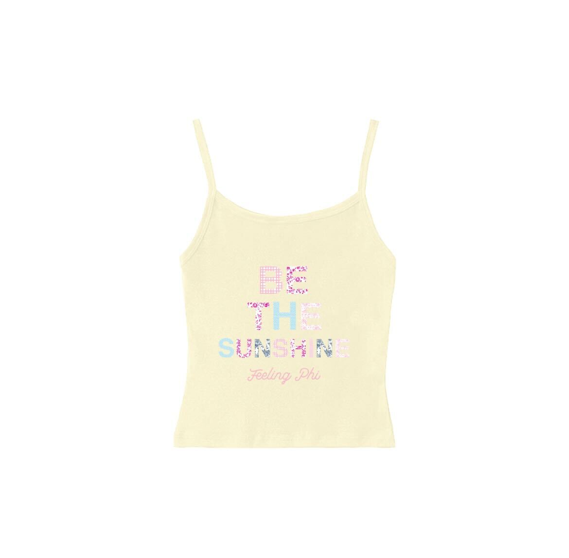 Alpha Phi- Feeling Phi - University Of Miami Ohio Screen Printed Tank Top