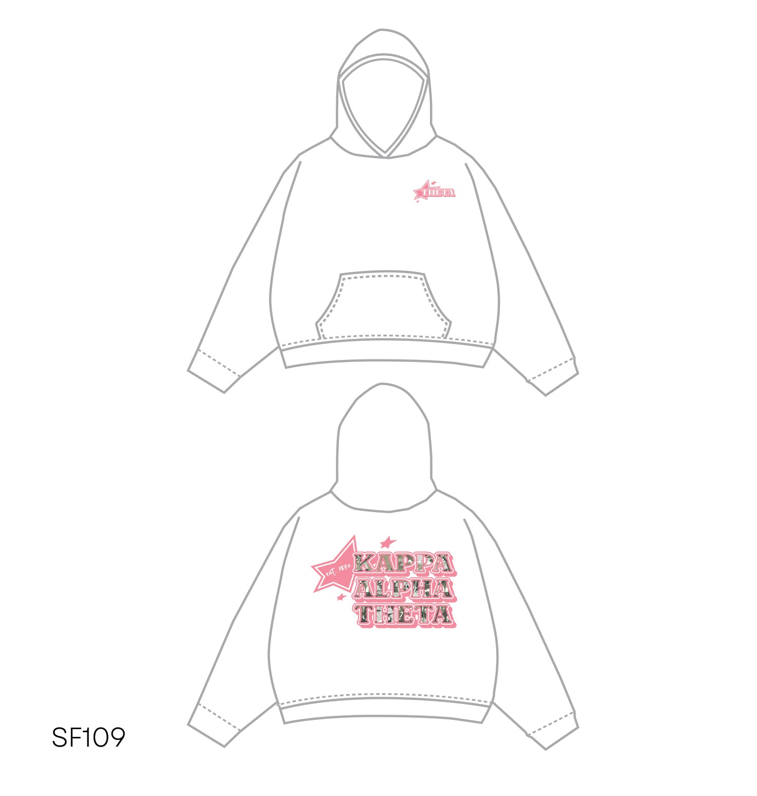 SF019 White Hoodie