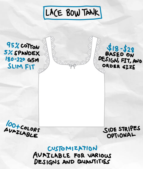 LACE BOW TANK