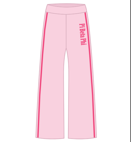 Creighton University - Pi Beta Phi Light Pink Pants