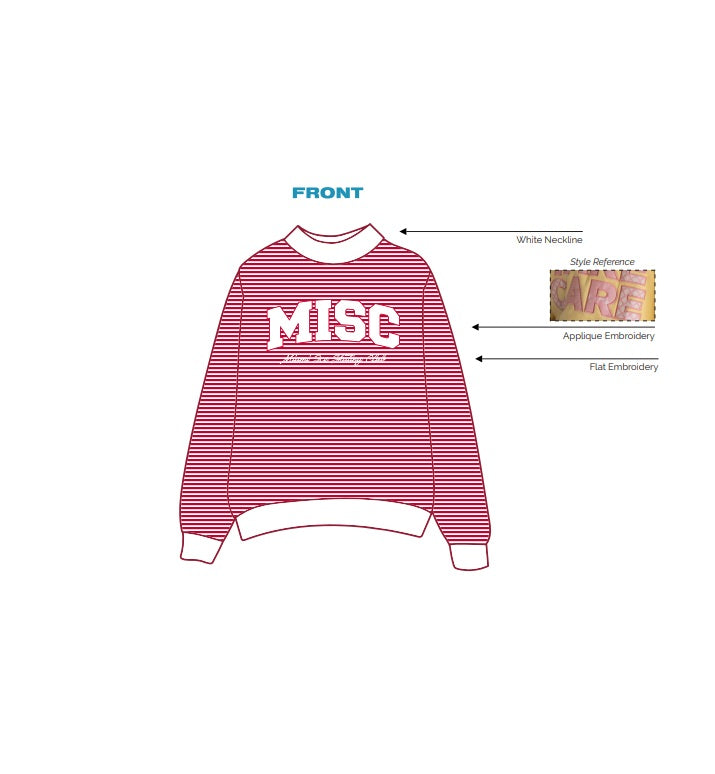 H3G-1741-Miami University-Miami Ice Skating Club-MOCKNECK SWEATSHIRT