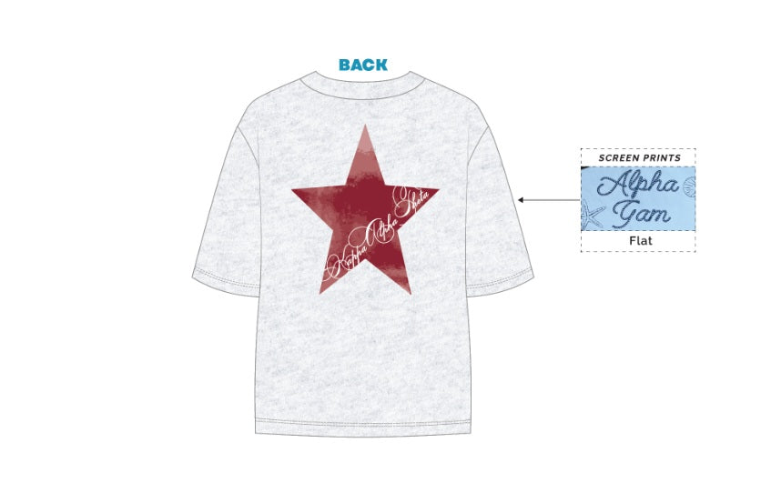 H3G-1402-Ohio State University-Kappa Alpha Theta-Oversized Tee