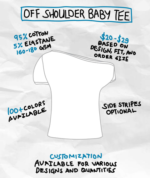 OFF SHOULDER BABY TEE