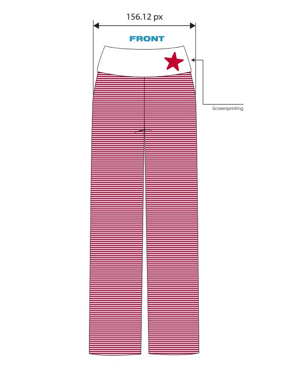 H3G-1741-Miami University-Miami Ice Skating Club-FOLD-OVER WIDE LEG PANTS