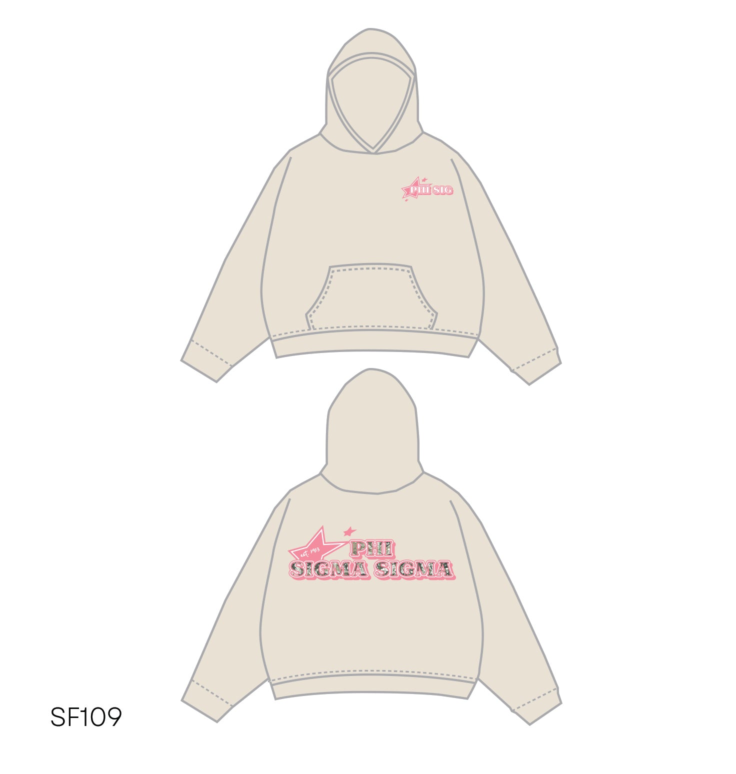 SF019 Tan Hoodie