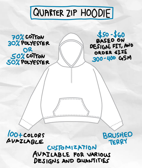 QUARTER-ZIP HOODIE