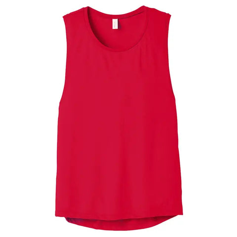 Bella + Canvas Ladies' Flowy Scoop Muscle Tank