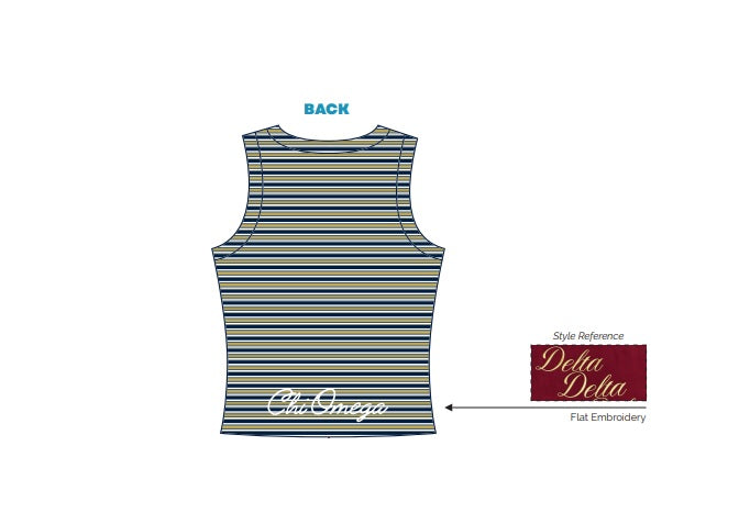 H3G-1680-University of Michigan-chi omega-ROUND NECK TANK