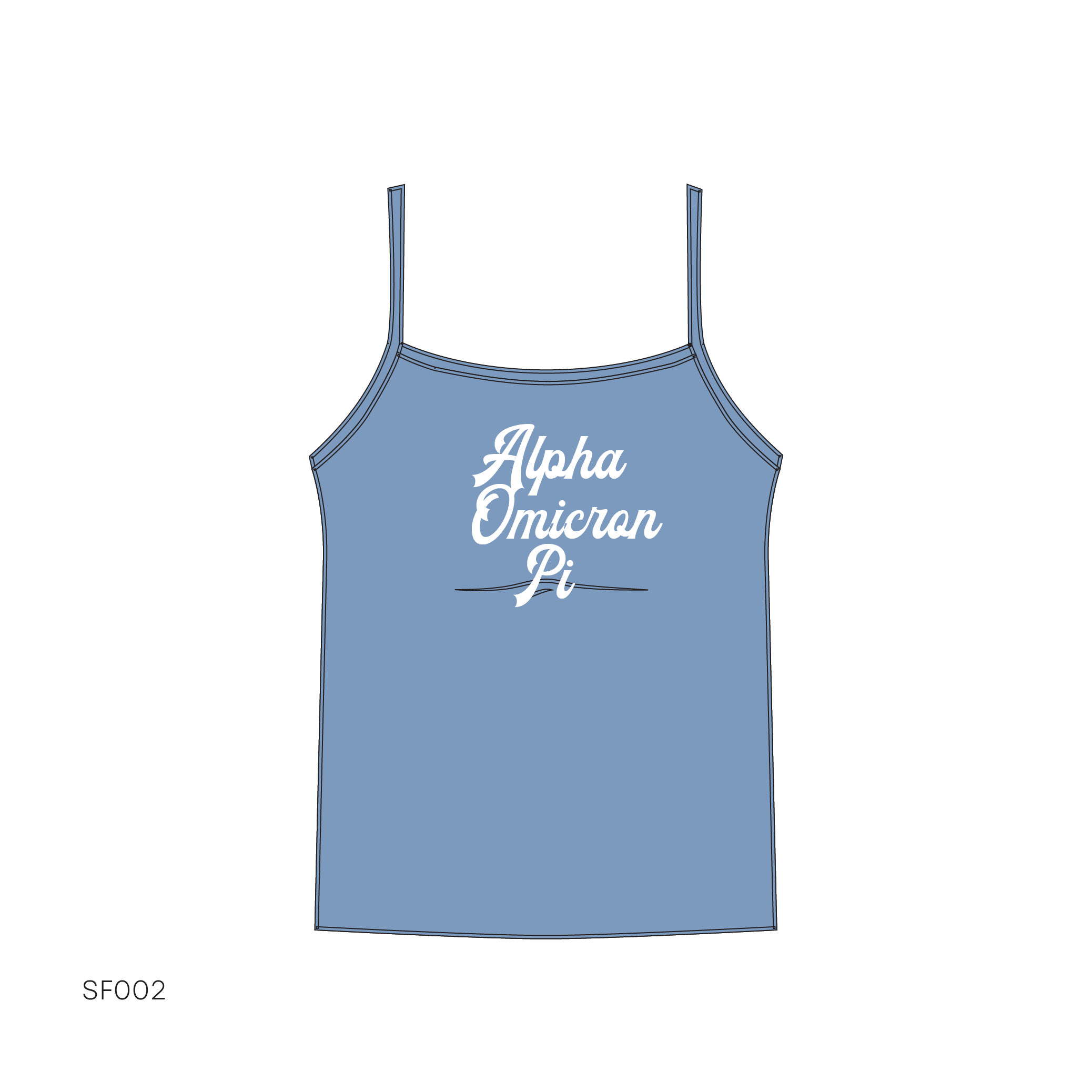 SF002 Blue Tank