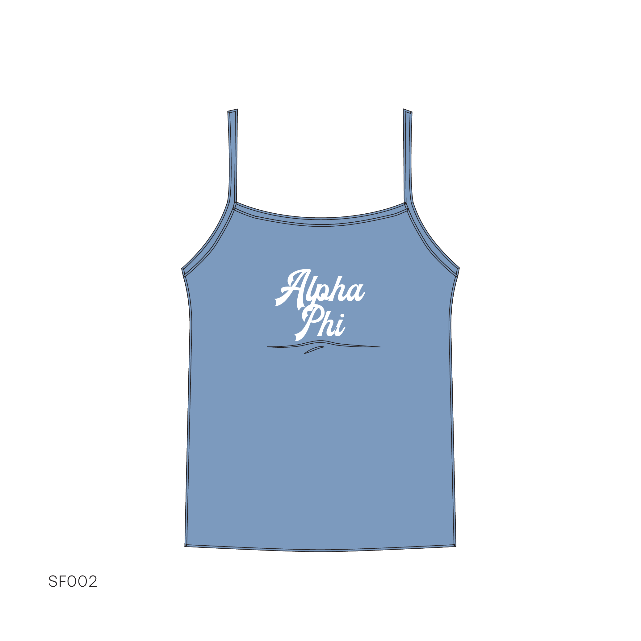 SF002 Blue Tank