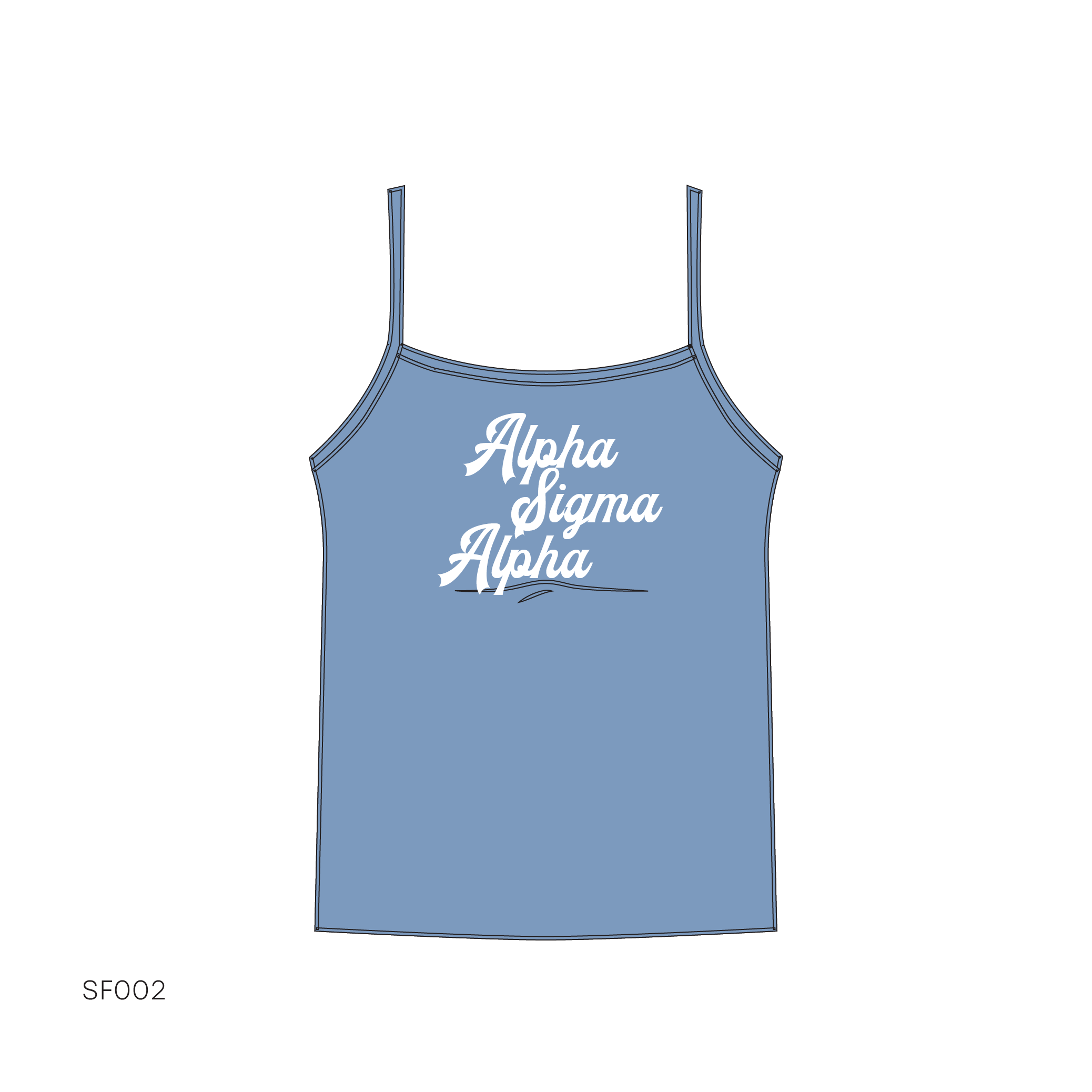 SF002 Blue Tank