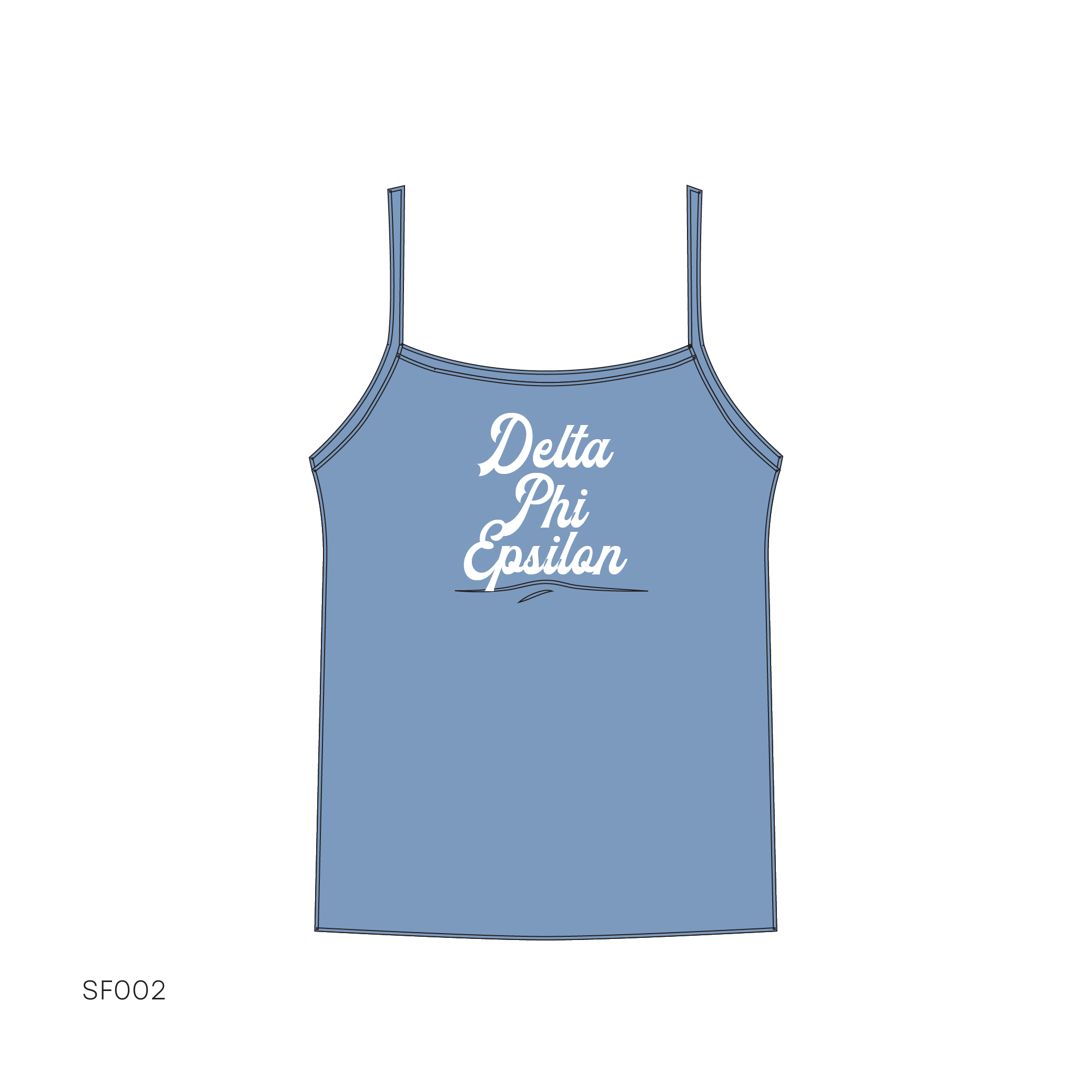 SF002 Blue Tank