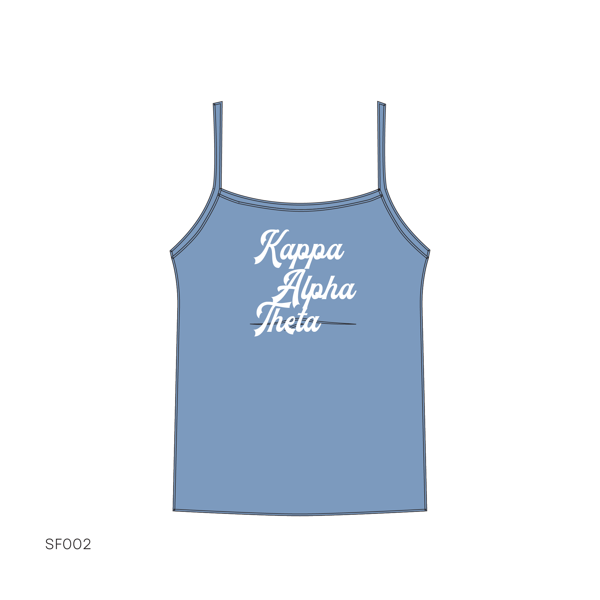 SF002 Blue Tank