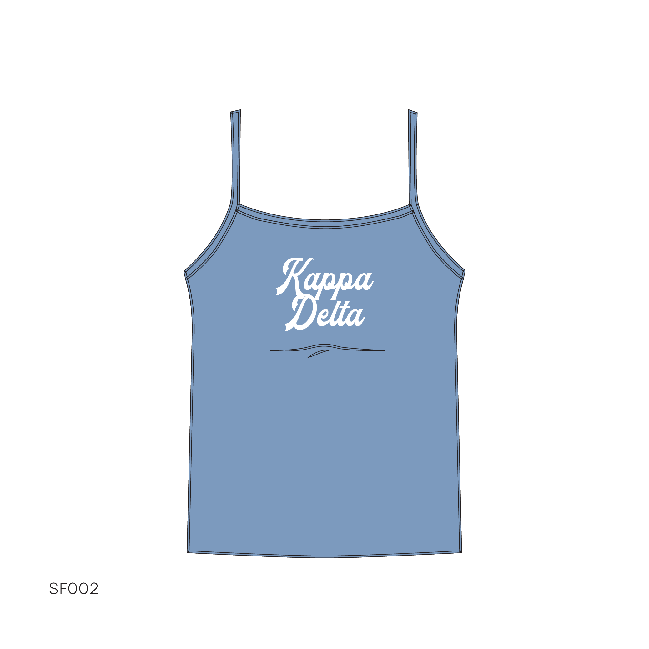 SF002 Blue Tank
