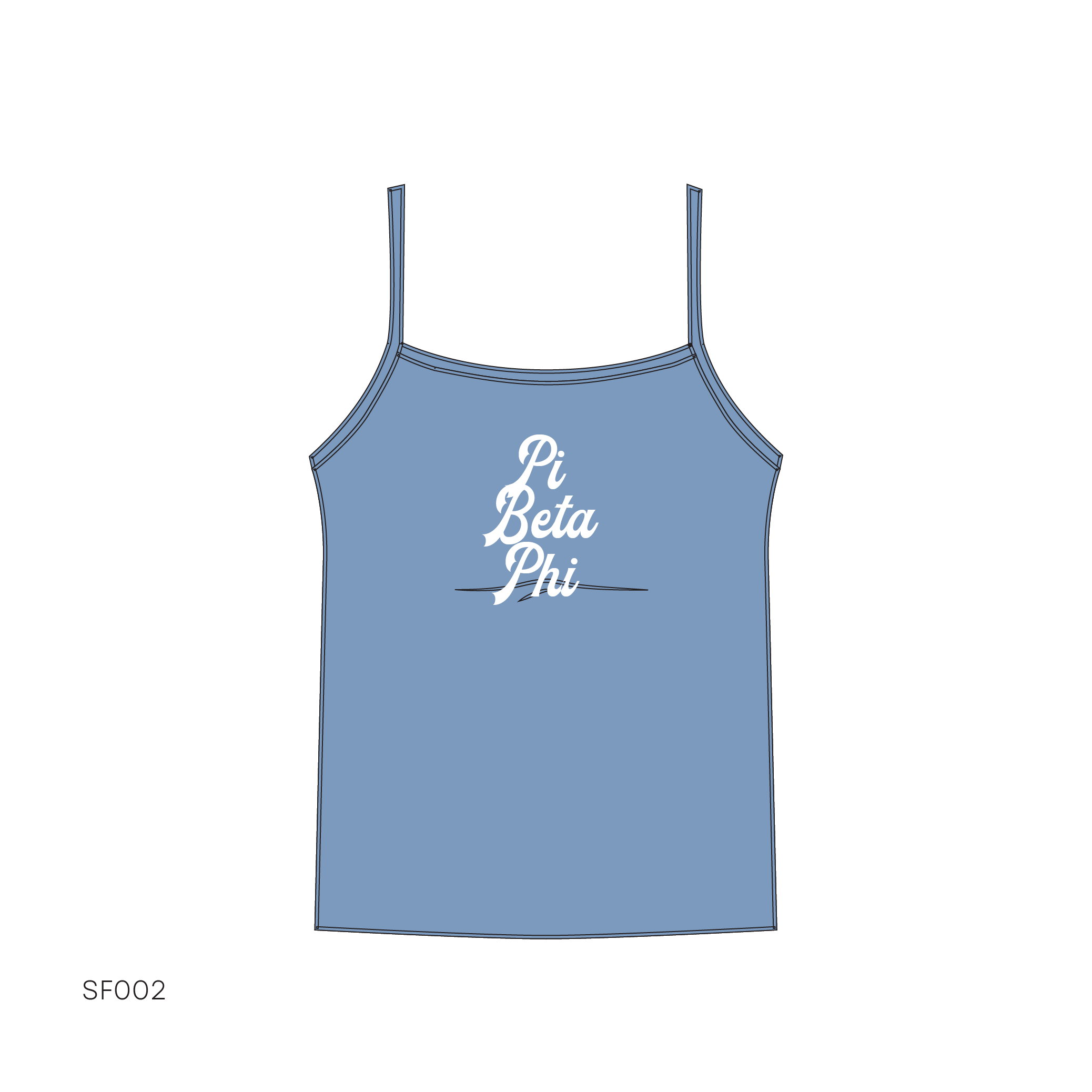 SF002 Blue Tank