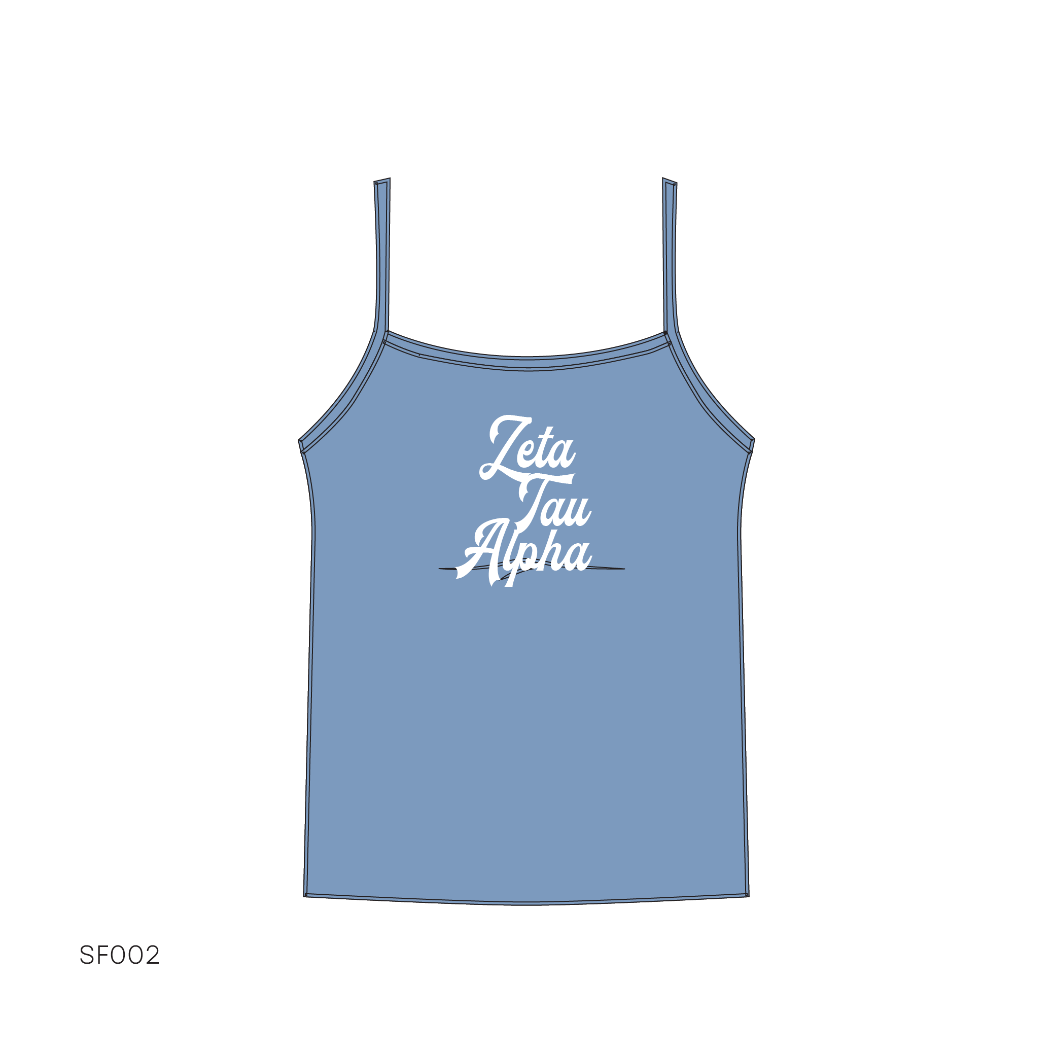 SF002 Blue Tank