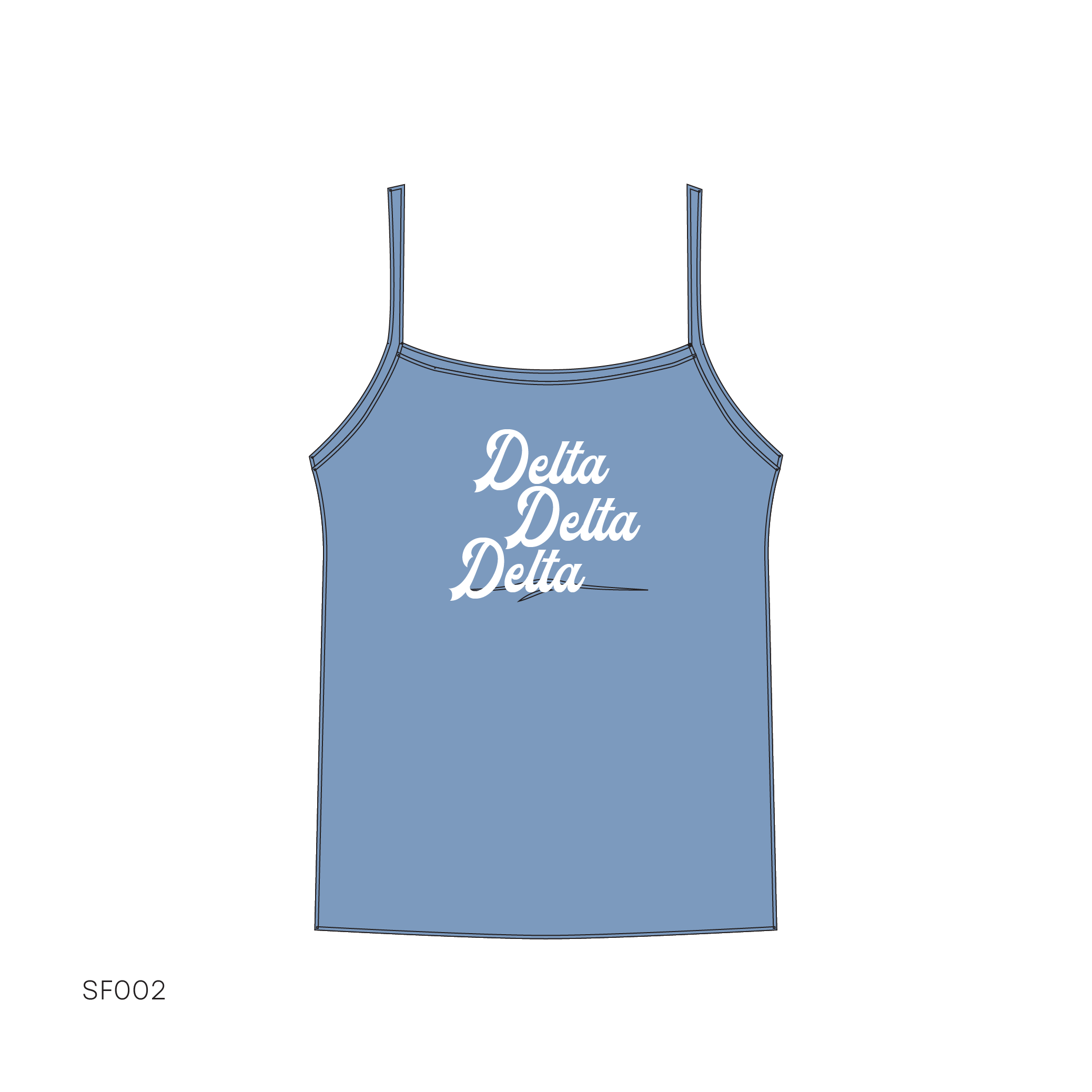 SF002 Blue Tank