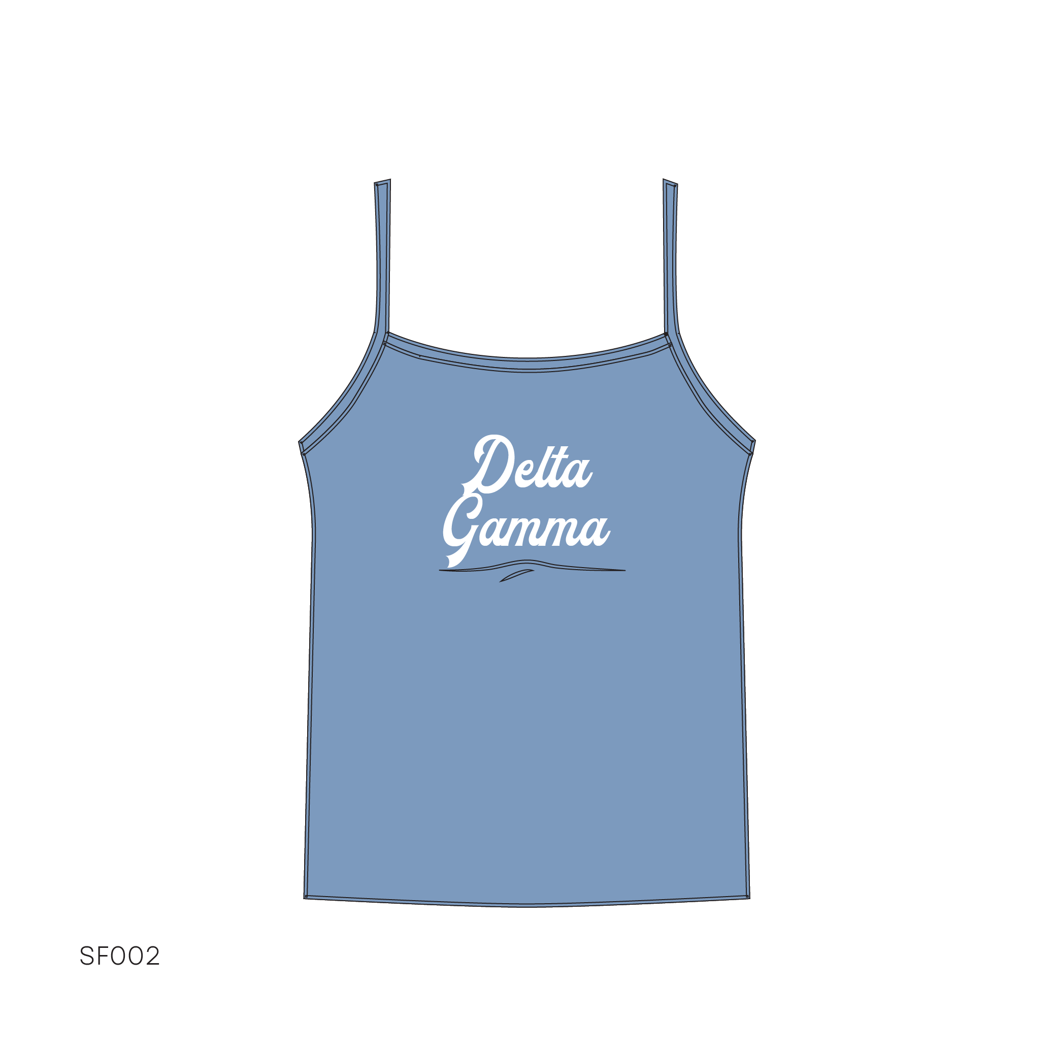 SF002 Blue Tank