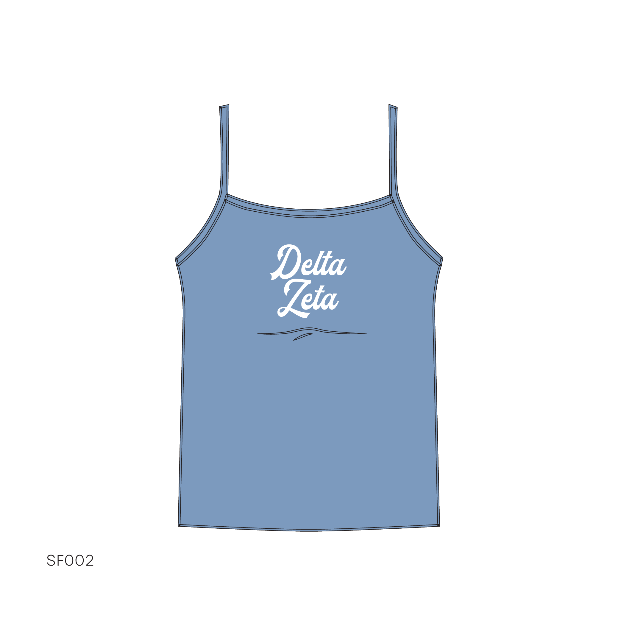 SF002 Blue Tank