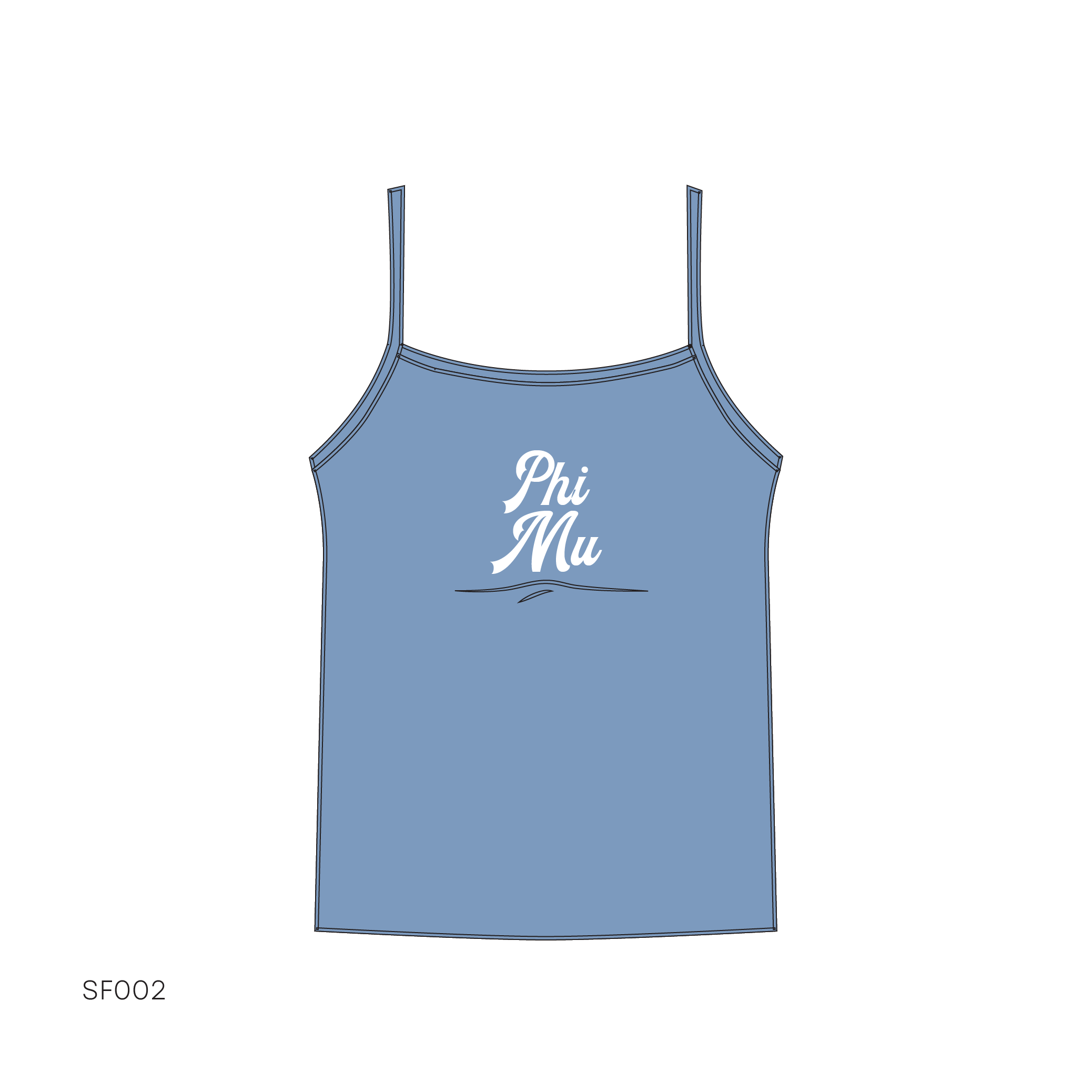 SF002 Blue Tank