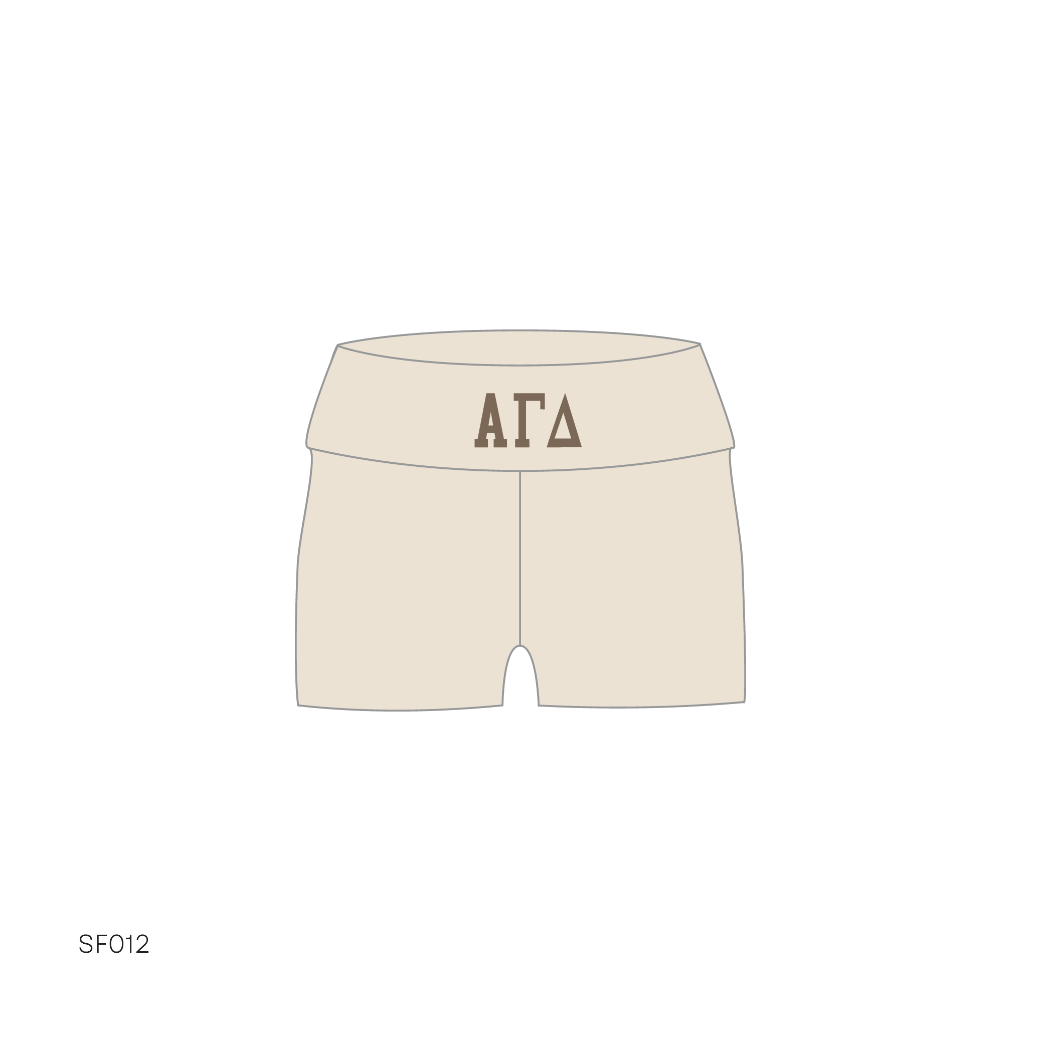 SF012 Shorts Tan